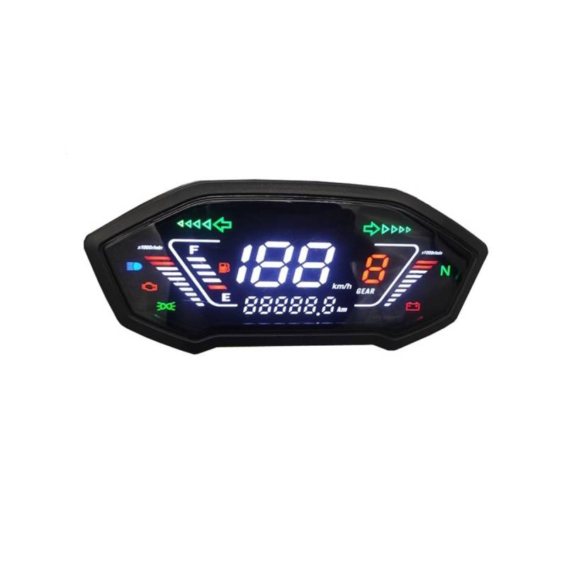 DUSHUO Kilometerzähler Motorrad Für Monkey Für M3 750 Motorrad Instrument Digital Display Montage Motorrad Tachometer Tachometer Kilometerzähler von DUSHUO