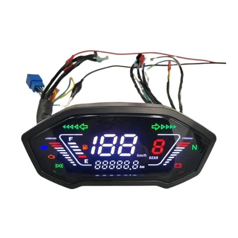 DUSHUO Kilometerzähler Motorrad Für Monkey Motorrad Kilometerzähler Code Meter 750 Digital Instrument Assembly Zifferblatt von DUSHUO