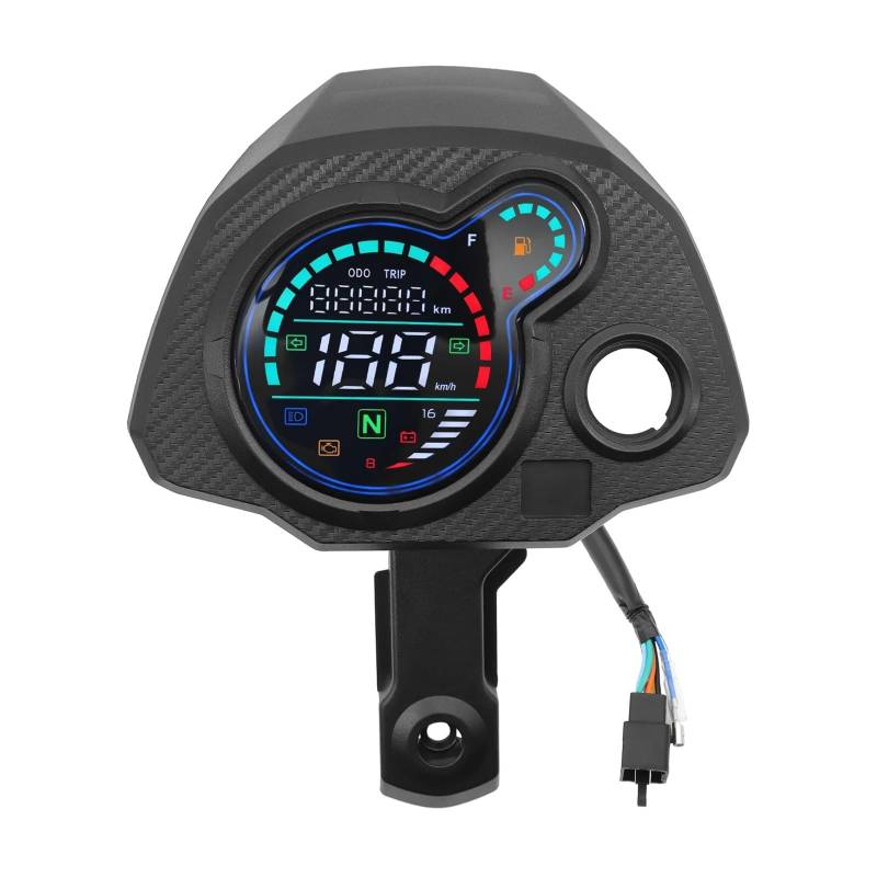 DUSHUO Kilometerzähler Motorrad Für Navi 110 Für Navi110 Digitale Motorrad Instrument Panel LCD-Computer-geschwindigkeitsmesser-grüne Motorrad Tachometer Mit Getriebe von DUSHUO