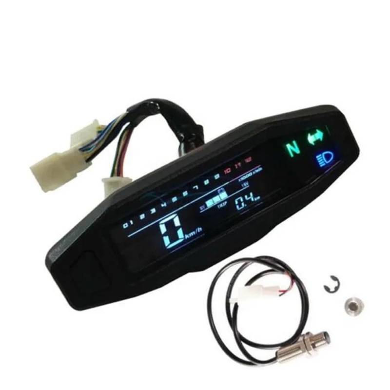DUSHUO Kilometerzähler Motorrad Motorrad Geändert Instrument LCD Meter Geschwindigkeit Kraftstoff Meter Kilometerzähler Meter Mit Einer Reihe Von Sensoren Für Z1000 von DUSHUO