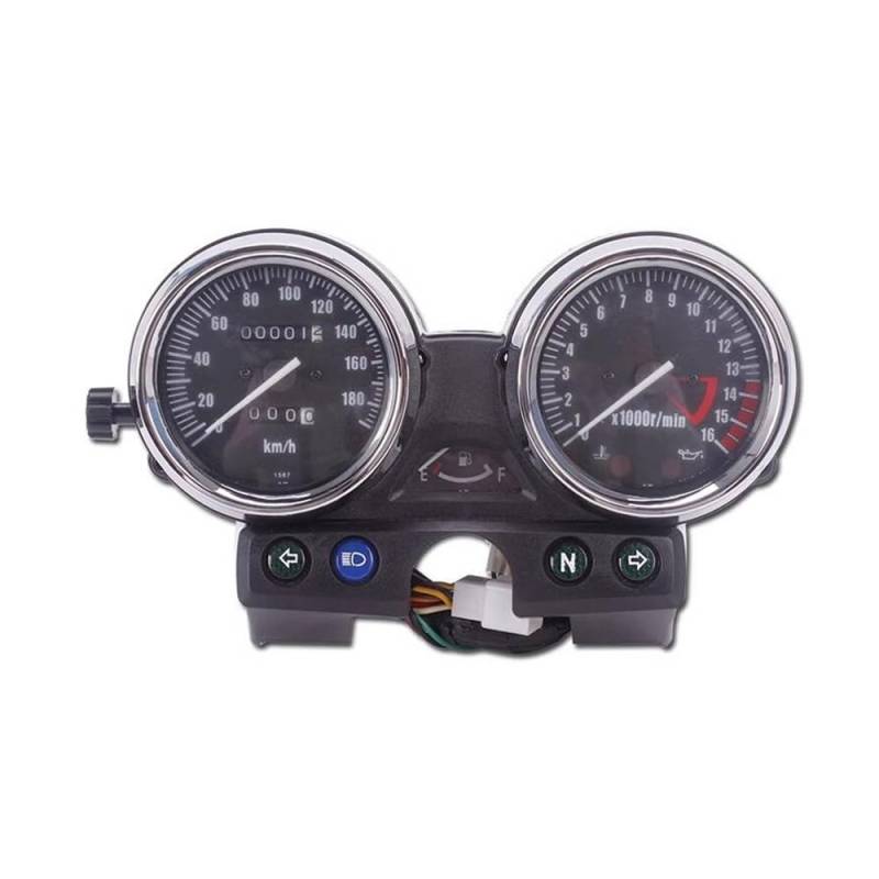 DUSHUO Kilometerzähler Motorrad Motorrad Instrument Gauges Meter Cluster -Computer-geschwindigkeitsmesser-grüne Für ZR250 Für Balius Für ZRX400 Für ZRX 750 1100 1200 von DUSHUO