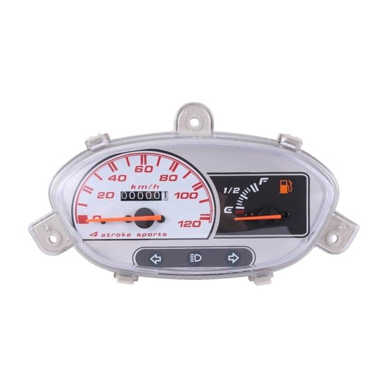 DUSHUO Kilometerzähler Motorrad Motorrad Instrument LCD-Computer-geschwindigkeitsmesser-grüne Instrument Montage Roller Motorrad Für Jog 125CC von DUSHUO