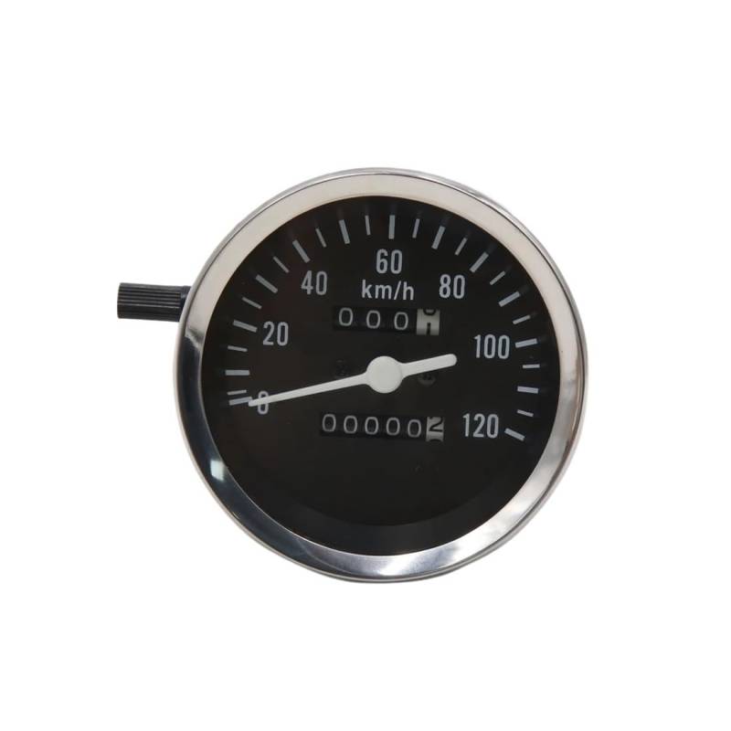 DUSHUO Kilometerzähler Motorrad Motorrad LCD-Computer-geschwindigkeitsmesser-grüne 12V Dual Kilometerzähler Tachometer Tachometer Cluster Anzeige Für EN(Color-1) von DUSHUO