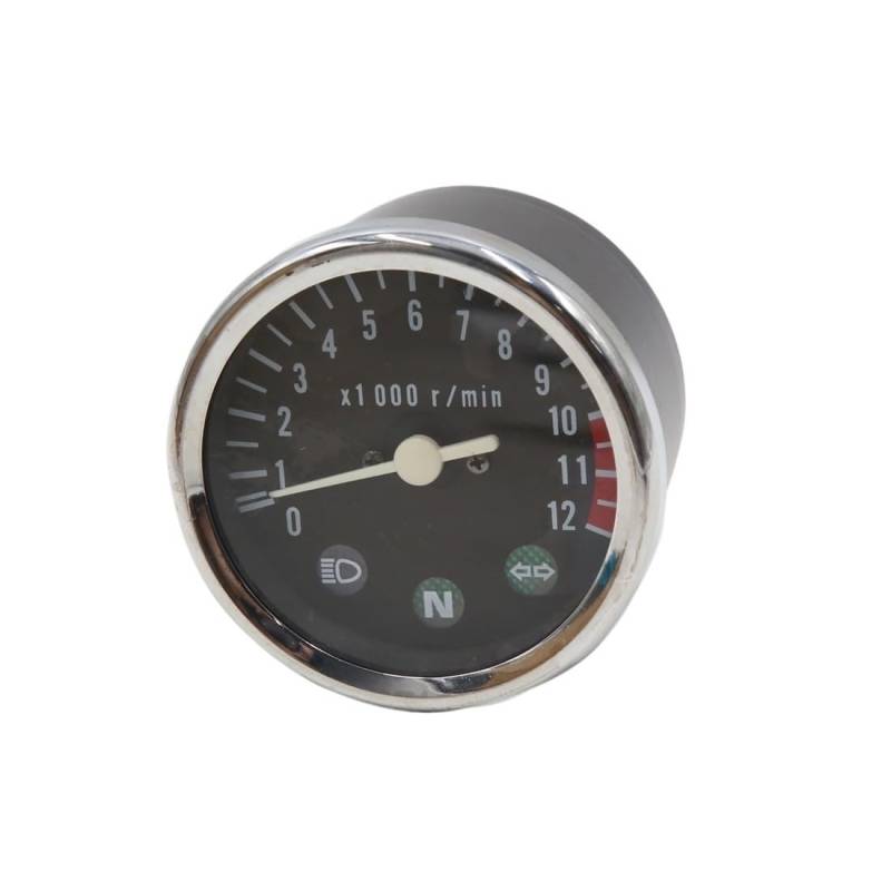 DUSHUO Kilometerzähler Motorrad Motorrad LCD-Computer-geschwindigkeitsmesser-grüne 12V Dual Kilometerzähler Tachometer Tachometer Cluster Anzeige Für EN(Dark Grey) von DUSHUO