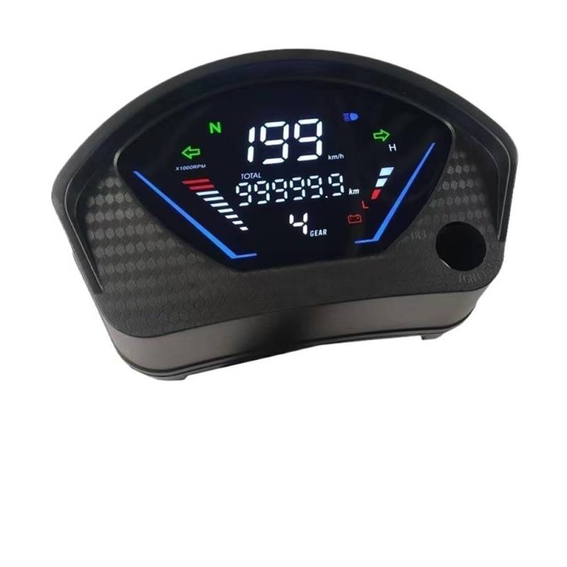 DUSHUO Kilometerzähler Motorrad PDigital Meter Motoland Alpha Motorrad Tachometer Kilometerzähler U/min Alpha Für RF 11 Für RF 125 Für PRO-Sport Für CD70 Für CD 70 von DUSHUO
