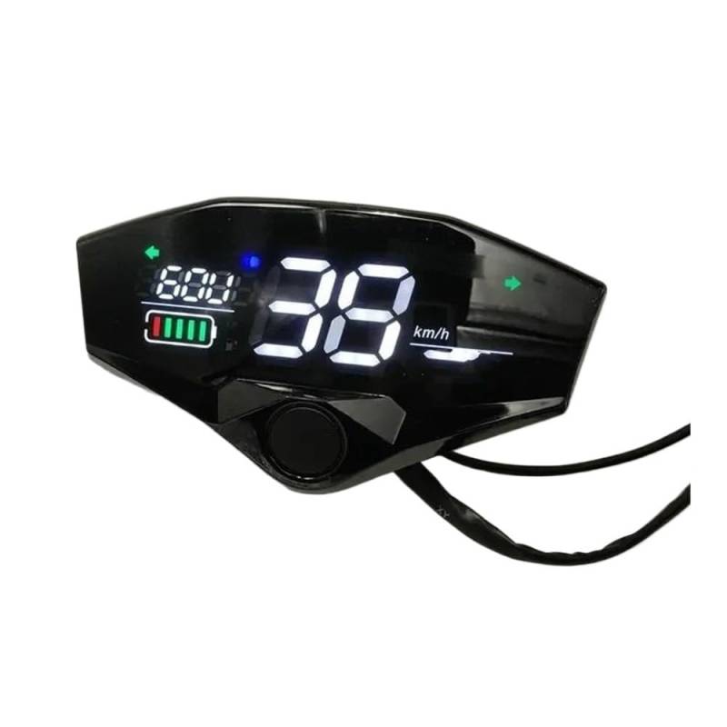 DUSHUO Kilometerzähler Motorrad Roller Display Fahrrad Dashboard Dreirad Tachometer Allgemeine Instrument Motorrad Umbau Teil 48v60v72v84v96v(48v60v72v DisplayONLY) von DUSHUO