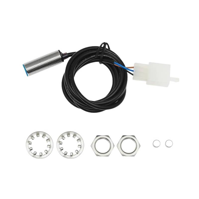 DUSHUO Kilometerzähler Motorrad Universal Digital Motorrad Tachometer Moto Meter Digitaler Tachometer Kilometerzähler Instrument Sensor Speed ​​Gauge Tacho RPM Meter(Only Sensor) von DUSHUO