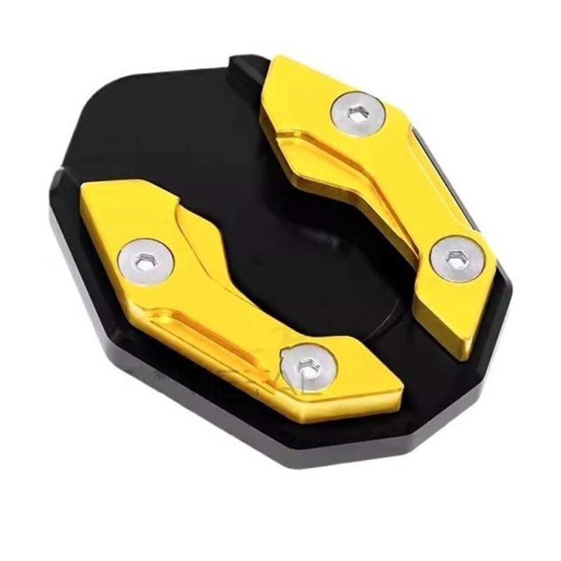 DUSHUO Motorrad Fahrrad Ständer Extender Fuß Seite Stehen Verlängerung Pad Unterstützung Platte Anti-Skid Vergrößert Basis Stützplatte(Color-G) von DUSHUO