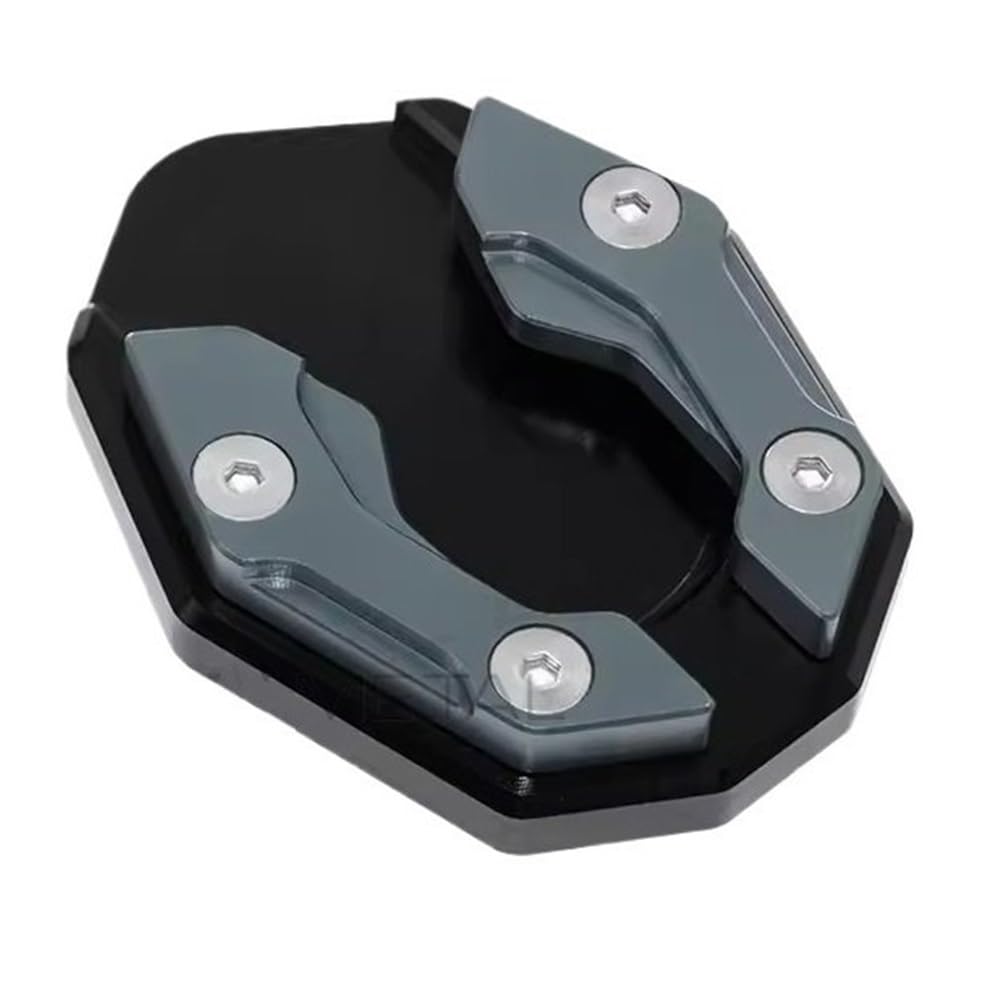 DUSHUO Motorrad Fahrrad Ständer Extender Fuß Seite Stehen Verlängerung Pad Unterstützung Platte Anti-Skid Vergrößert Basis Stützplatte(Color-Ti) von DUSHUO