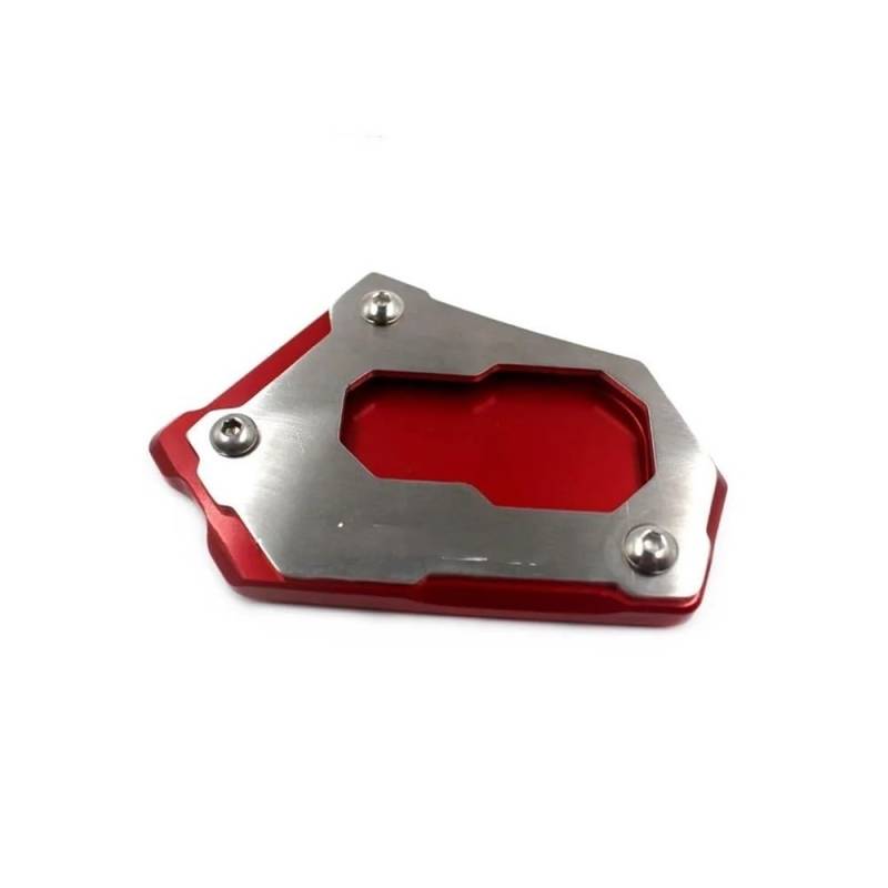 DUSHUO Motorrad Ständer Fuß Seite Verlängerung Pad Unterstützung Platte Vergrößern Stehen Für R1250GS Für Rallye Für HP Für R1250 GS 2018-2021 Stützplatte(Red) von DUSHUO