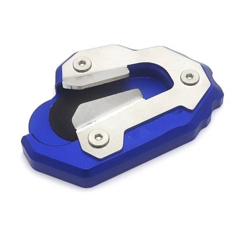 DUSHUO Motorrad Zubehör Ständer Seitenständer Fuß Seite Stehen Verlängerung Enlarger Pad Für Goldwing Für GL1800 Stützplatte(Blue) von DUSHUO