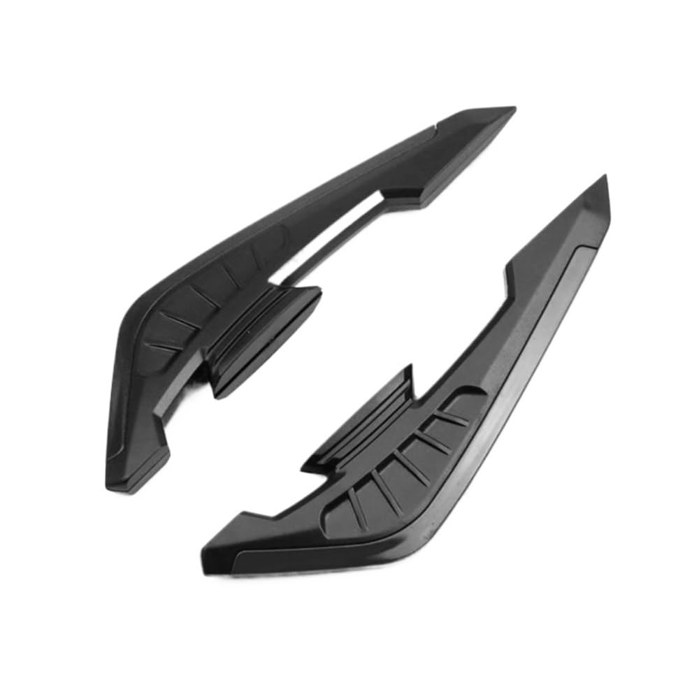 DUSHUO Spoiler Flügel 1 Paar Motorrad-Roller-Winglets Spoiler Aerodynamisches Flügel-Set Motorrad-Zubehör Windflügel Seitenverkleidung, Winglet(Black) von DUSHUO