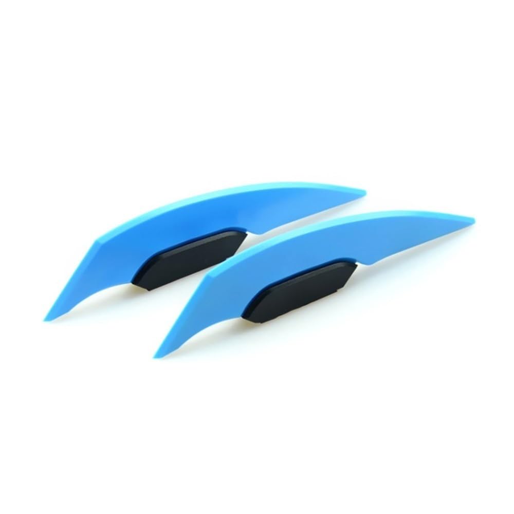 DUSHUO Spoiler Flügel 1 Paar Universal-Motorrad-Winglet Aerodynamischer Spoiler Dynamischer Flügel-Dekorationsaufkleber Für Motorrad Roller(Color-08) von DUSHUO