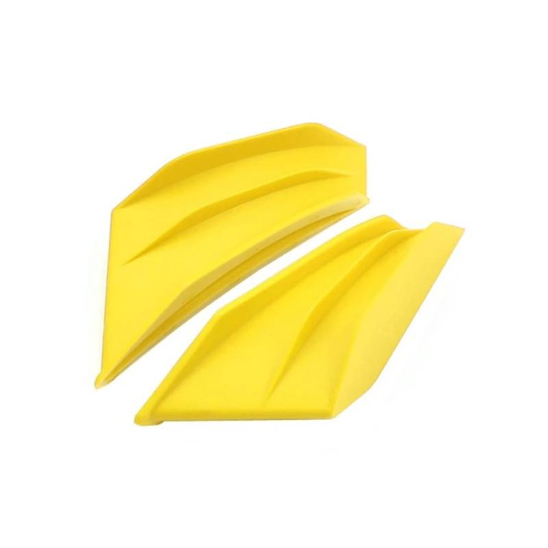 DUSHUO Spoiler Flügel 2 Stücke Motorrad Spoiler Flügel Winglet Aerodynamische Aufkleber Für Für SMAX155(Yellow) von DUSHUO