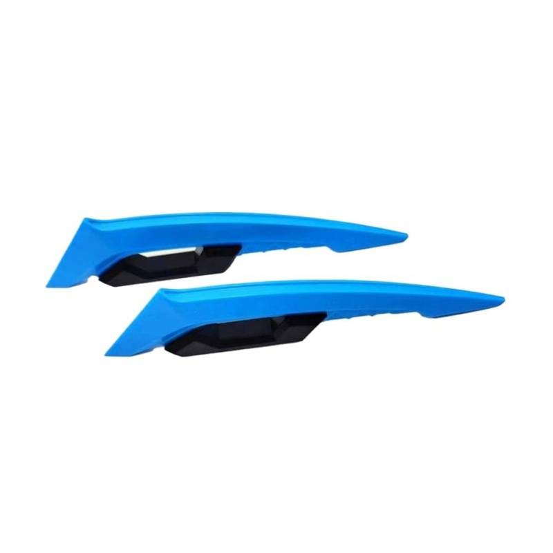 DUSHUO Spoiler Flügel 2 Stücke Universal Motorrad Winglet Aerodynamische Spoiler Dynamische Flügel Dekoration Aufkleber Für Motorrad Roller(Color-B) von DUSHUO