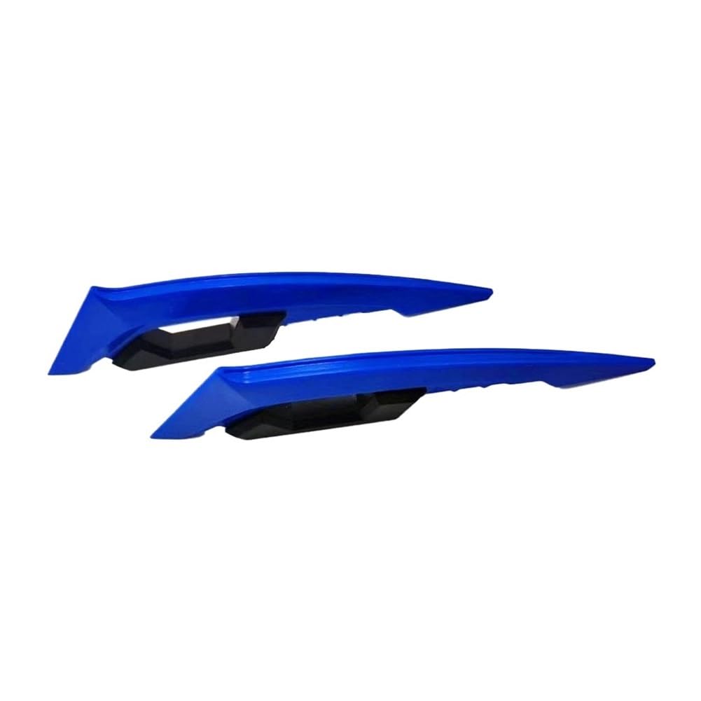 DUSHUO Spoiler Flügel 2 Stücke Universal Motorrad Winglet Aerodynamische Spoiler Dynamische Flügel Dekoration Aufkleber Für Motorrad Roller(Color-D) von DUSHUO