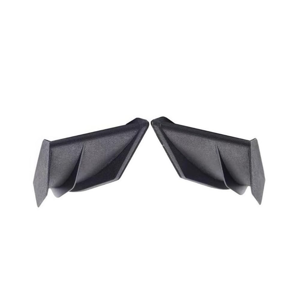 DUSHUO Spoiler Flügel Aerodynamischer Flügel Spoiler Seitenverlängerung Winglet Motorradflügel Motorrad Spoilerflügel Motorrad Aerodynamische Winglets(Black) von DUSHUO