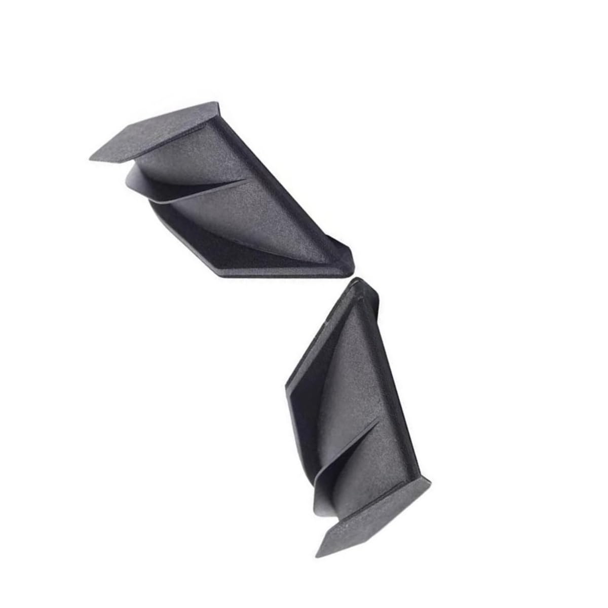 DUSHUO Spoiler Flügel Aerodynamischer Flügelspoiler Motorradflügel Motorradverkleidung Winglets Motorradspoilerflügel Motorrad Aerodynamische Winglets(Black) von DUSHUO