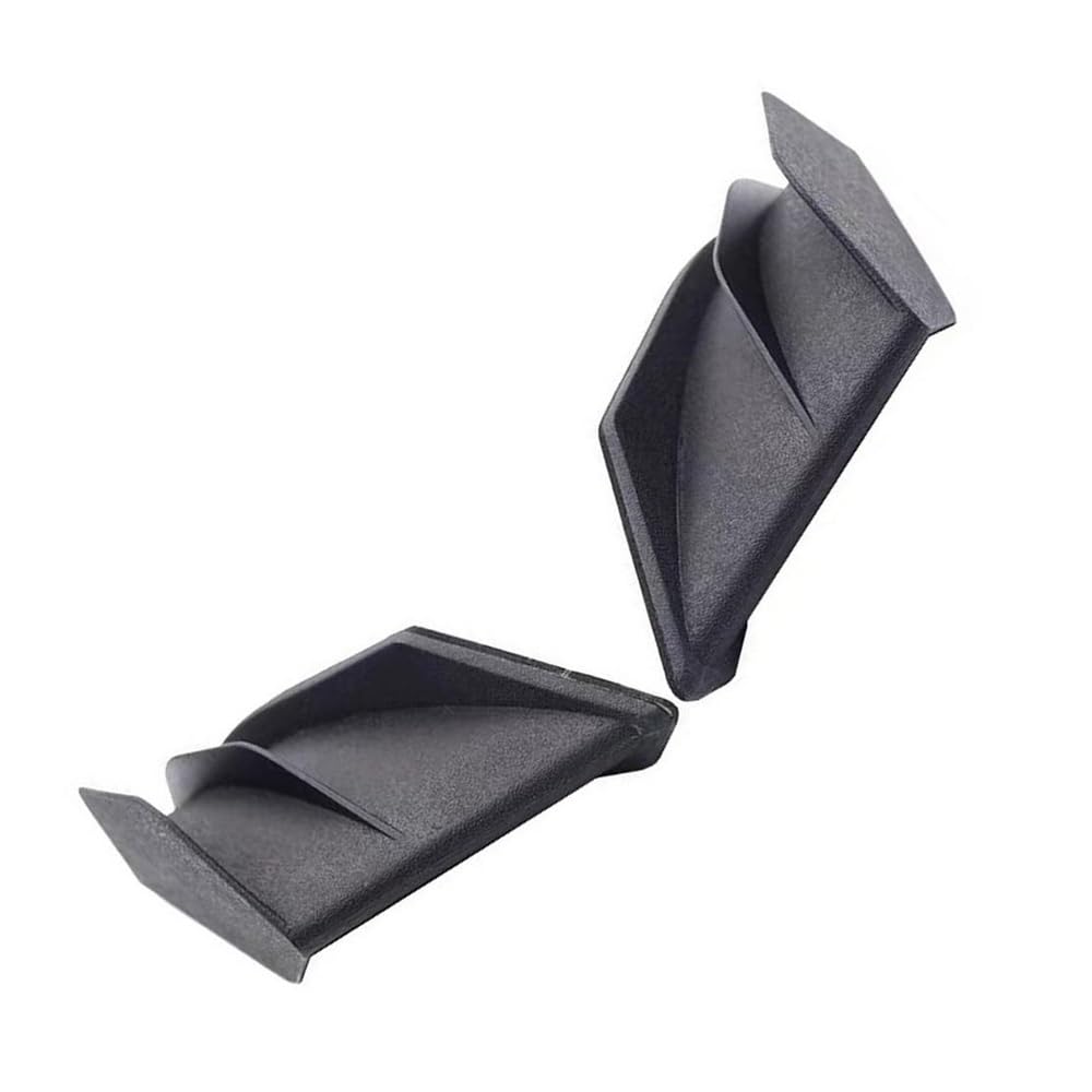 DUSHUO Spoiler Flügel Aerodynamischer Flügelspoiler Seitenverlängerung Winglet Motorrad-Spoiler Motorrad-Winglet Motorrad-aerodynamische Winglets(Black) von DUSHUO