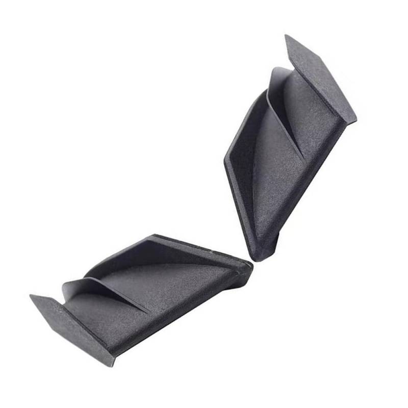 DUSHUO Spoiler Flügel Aerodynamischer Flügelspoiler Seitenverlängerung Winglet Motorrad-Spoiler Motorrad-Winglet Motorrad-aerodynamische Winglets(Black) von DUSHUO