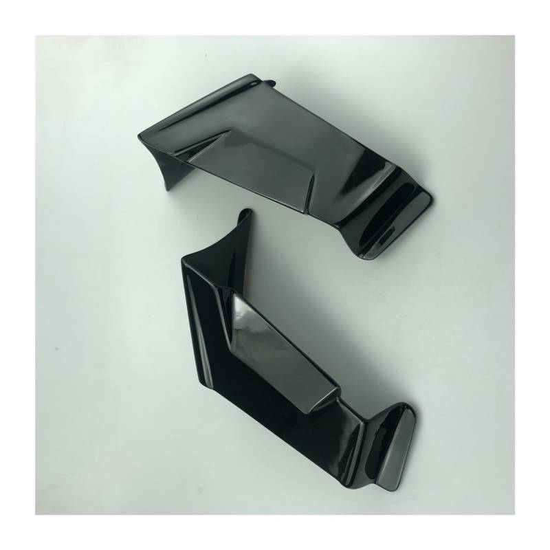 DUSHUO Spoiler Flügel Frontspoiler Feste Wind Winglets Motorrad Winglet Aerodynamische Flügel Kit Spoiler Für Für Tuono 660 Für RS660 2021 2022 2023(Bright Black) von DUSHUO