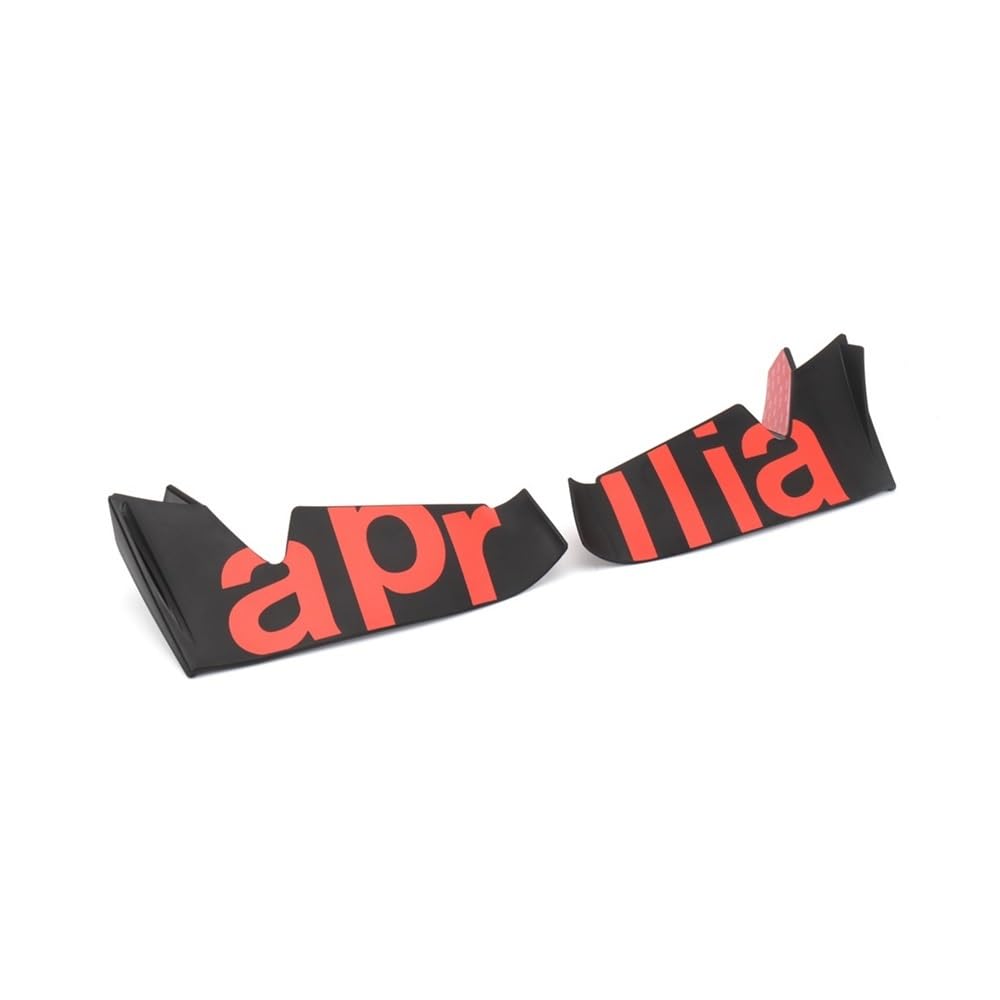 DUSHUO Spoiler Flügel Frontspoiler Feste Wind Winglets Motorrad Winglet Aerodynamische Flügel Kit Spoiler Für RS660 Für RS 660 Für Rs660 2021(Red) von DUSHUO