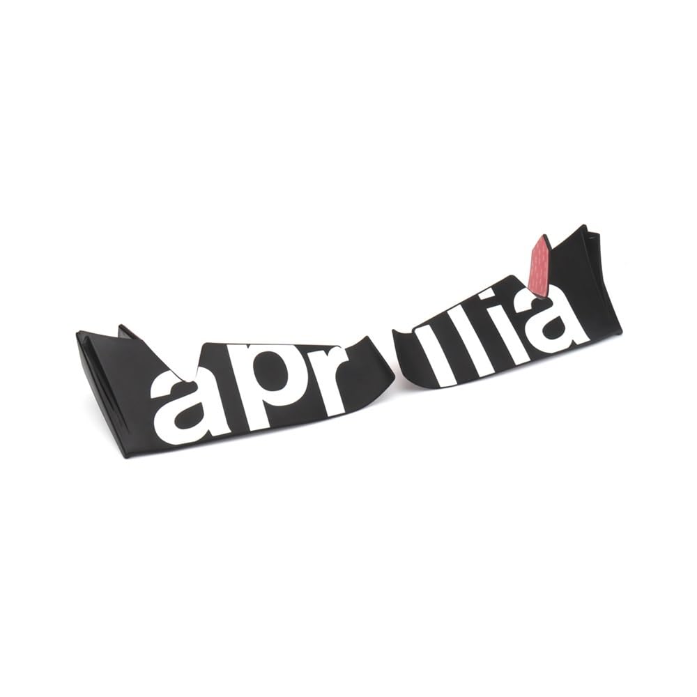 DUSHUO Spoiler Flügel Frontspoiler Feste Wind Winglets Motorrad Winglet Aerodynamische Flügel Kit Spoiler Für RS660 Für RS 660 Für Rs660 2021(White) von DUSHUO