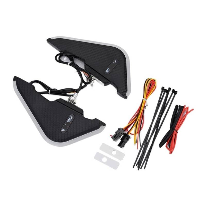 DUSHUO Spoiler Flügel Frontverkleidung Aerodynamische Winglets Seitenspoiler Kit Für YZF-R1 Für R6 Für R7 Für R15 Für R25 Für R3 Für R125 von DUSHUO