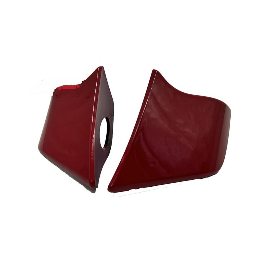 DUSHUO Spoiler Flügel Für CBR650R 2019-2023 Motorrad Zubehör Flügel Verkleidung Vorne Aerodynamische Spoiler Winglet Dynamische Flügel(Red) von DUSHUO