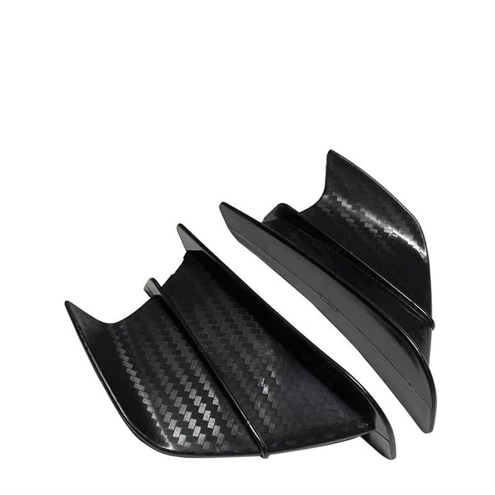 DUSHUO Spoiler Flügel Für H2/H2R Roller Motorrad Winglet Aerodynamische Flügel Kit Spoiler Motorrad(Black-2) von DUSHUO