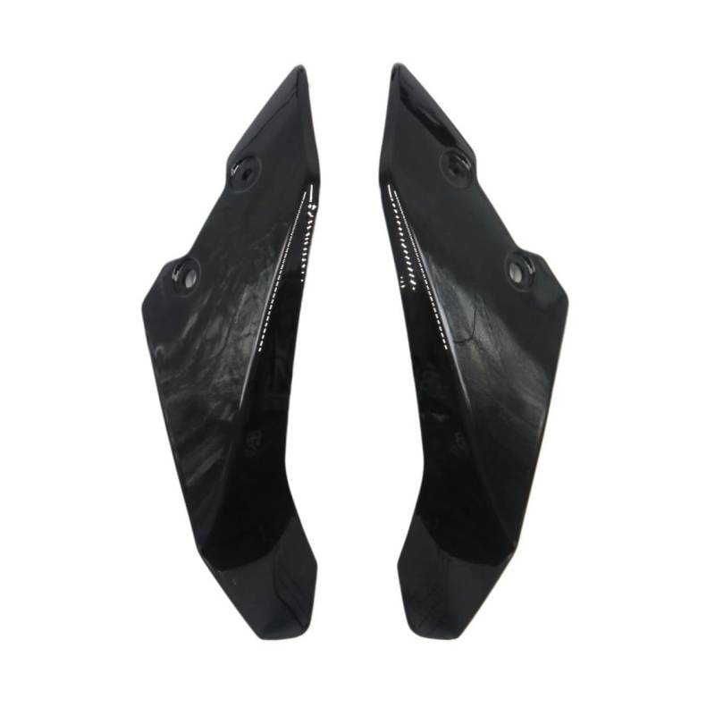 DUSHUO Spoiler Flügel Für MT10 Für MT 10 Für MT-10 2017-2020 Winglet Aerodynamische Flügel Kit Spoiler Front Scheinwerfer Untere Verkleidung(Bright Black-1) von DUSHUO