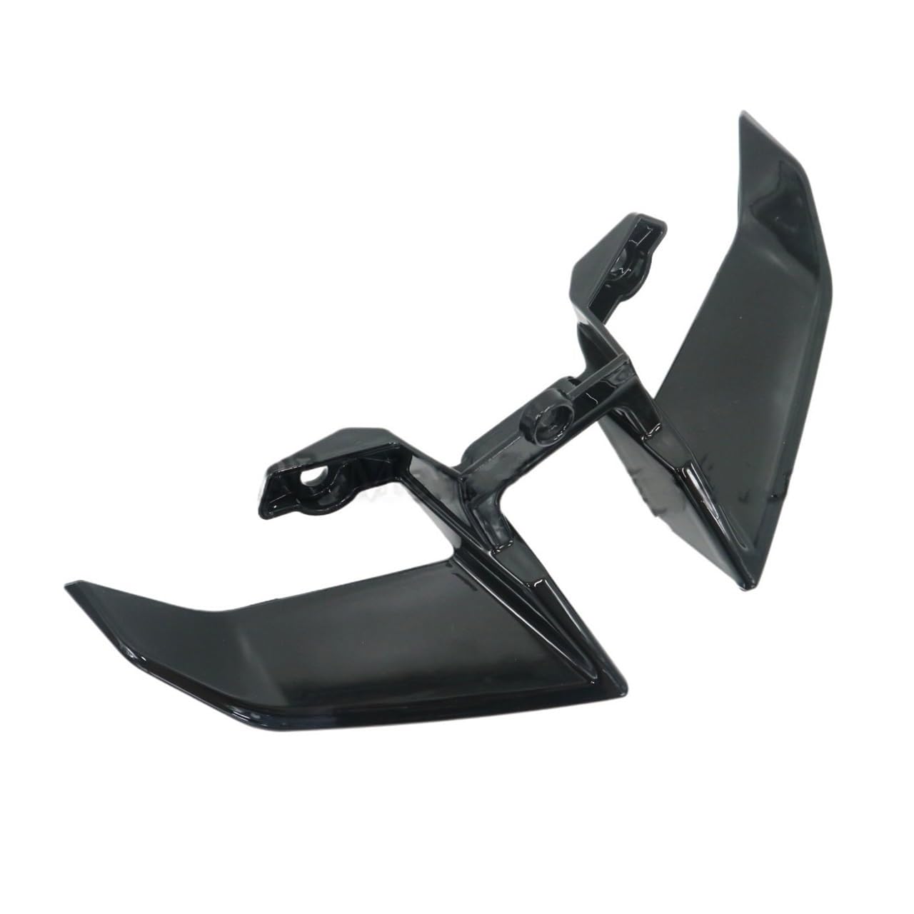 DUSHUO Spoiler Flügel Für MT10 Für MT 10 Für MT-10 2017-2020 Winglet Aerodynamische Flügel Kit Spoiler Front Scheinwerfer Untere Verkleidung(Bright Black-2) von DUSHUO