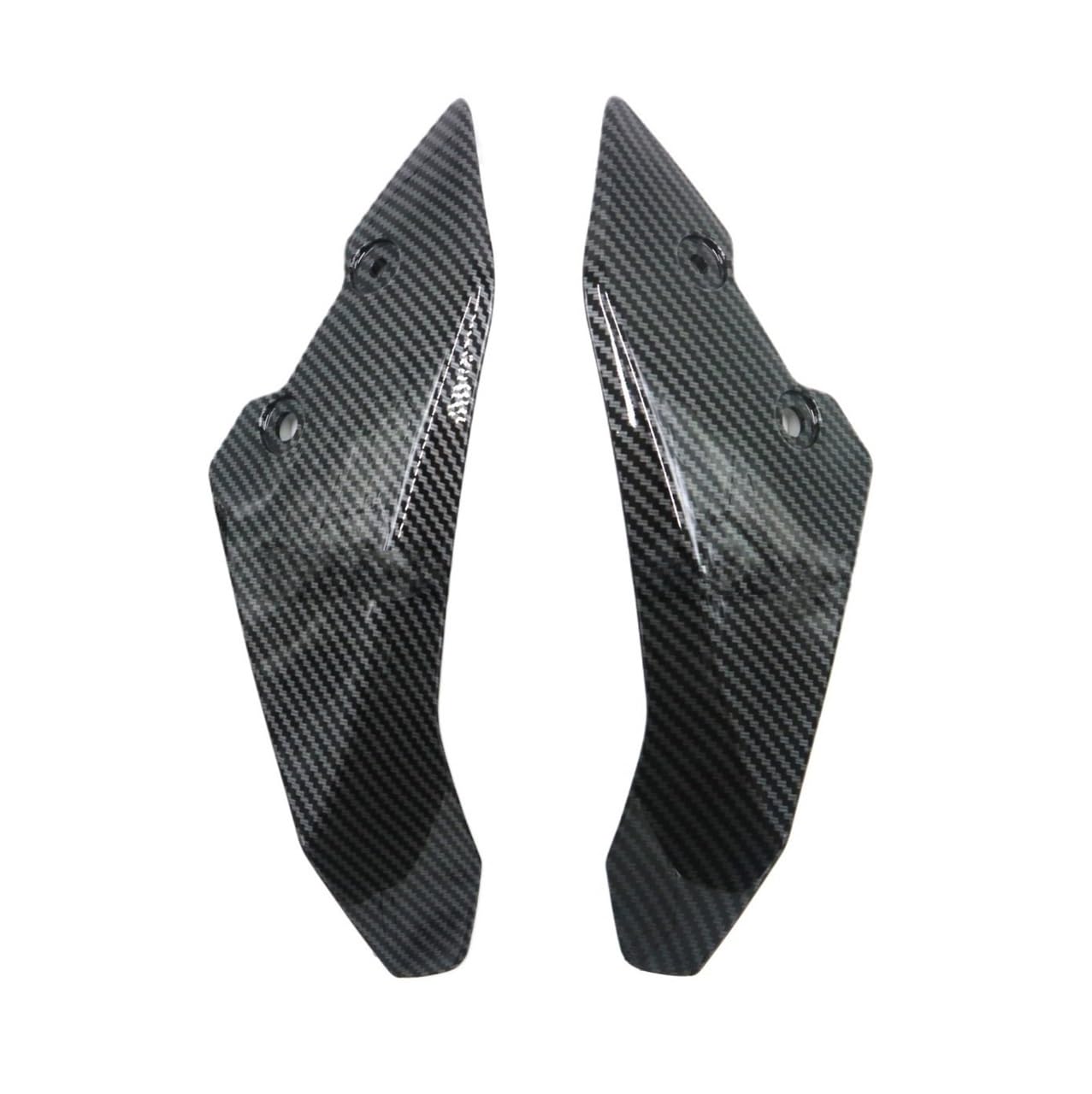 DUSHUO Spoiler Flügel Für MT10 Für MT 10 Für MT-10 2017-2020 Winglet Aerodynamische Flügel Kit Spoiler Front Scheinwerfer Untere Verkleidung(Carbon Fiber-1) von DUSHUO