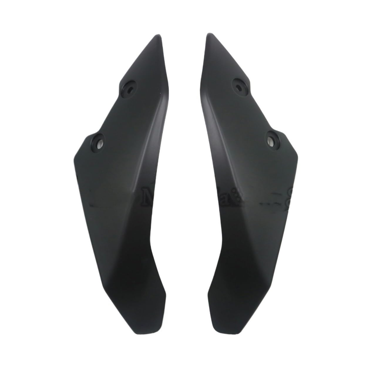 DUSHUO Spoiler Flügel Für MT10 Für MT 10 Für MT-10 2017-2020 Winglet Aerodynamische Flügel Kit Spoiler Front Scheinwerfer Untere Verkleidung(Matte Black-1) von DUSHUO