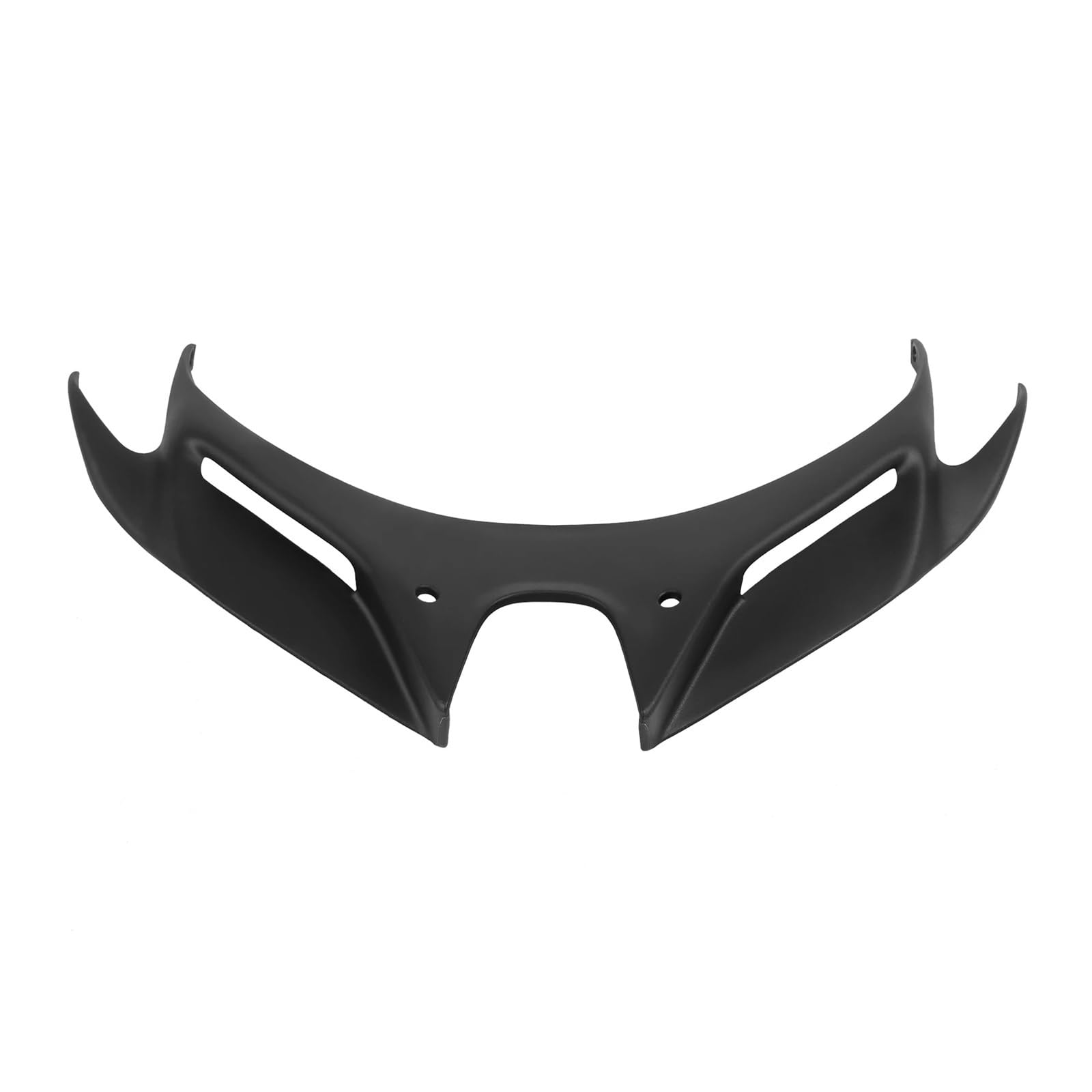 DUSHUO Spoiler Flügel Für Ninja 400 2018-2023 Winglet Obere Verkleidung Aerodynamische Flügel Frontspoiler Motorrad Zubehör(B Black) von DUSHUO