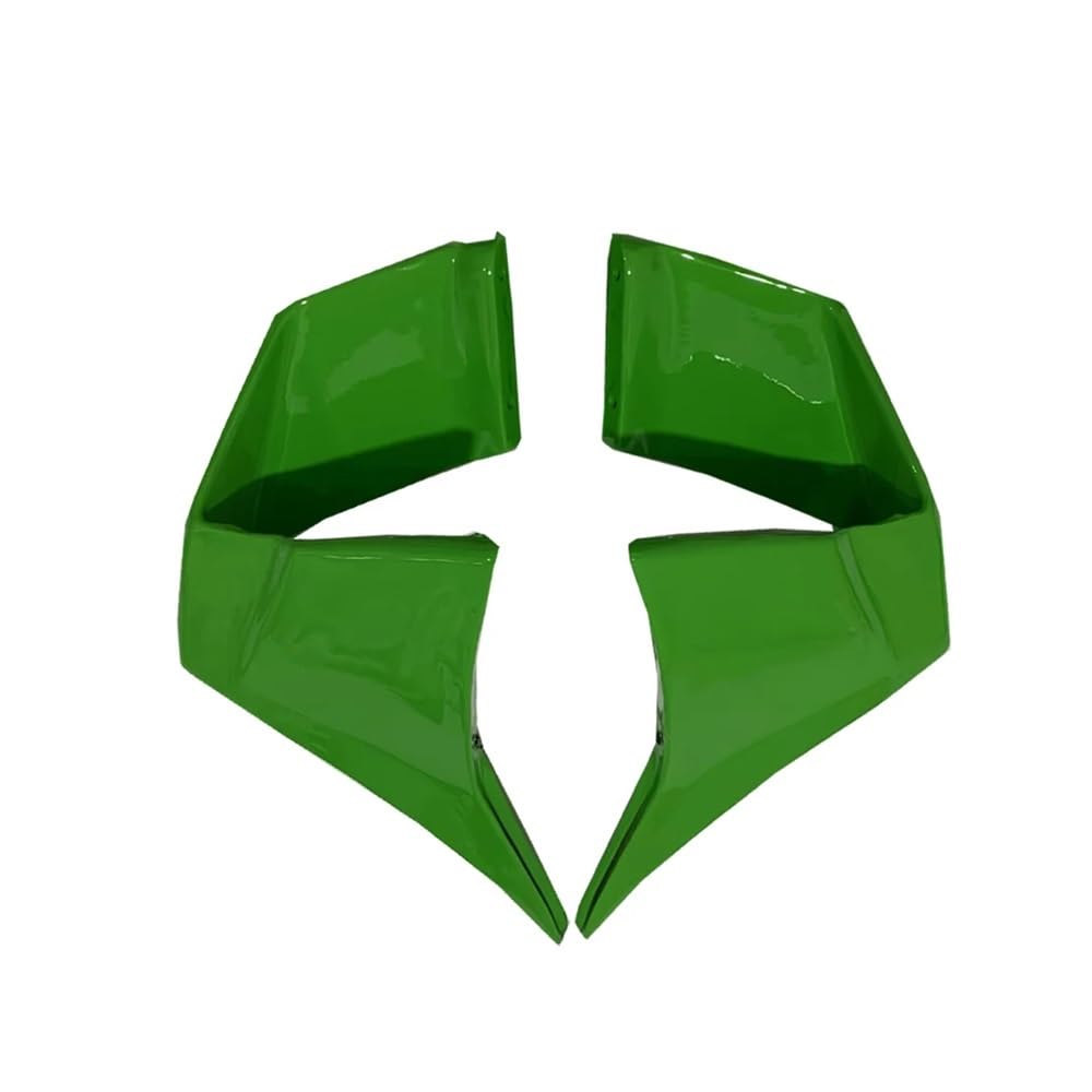DUSHUO Spoiler Flügel Für Ninja 400 2018-2023 Winglet Obere Verkleidung Aerodynamische Flügel Frontspoiler Motorrad Zubehör(Color-004) von DUSHUO