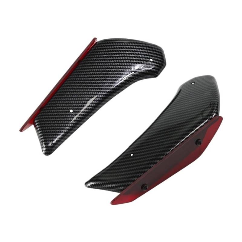 DUSHUO Spoiler Flügel Für Ninja650 Für Ninja 650 2017 2018 2019 Motorrad Verkleidung Teile Aerodynamische Flügel Kit Feste Winglet Verkleidung Flügel(Color -04) von DUSHUO
