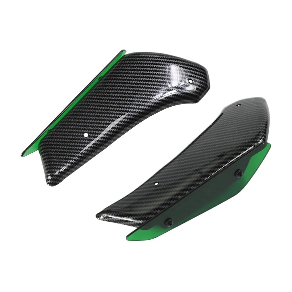 DUSHUO Spoiler Flügel Für Ninja650 Für Ninja 650 2017 2018 2019 Motorrad Verkleidung Teile Aerodynamische Flügel Kit Feste Winglet Verkleidung Flügel(Color -05) von DUSHUO