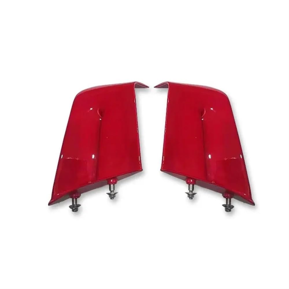 DUSHUO Spoiler Flügel Für Panigale Für V4 Für V4S Für V4R 2022 2023 Motorrad Winglets Seitenteile Feste Flügel Aerodynamik Verkleidung Kit(Red) von DUSHUO