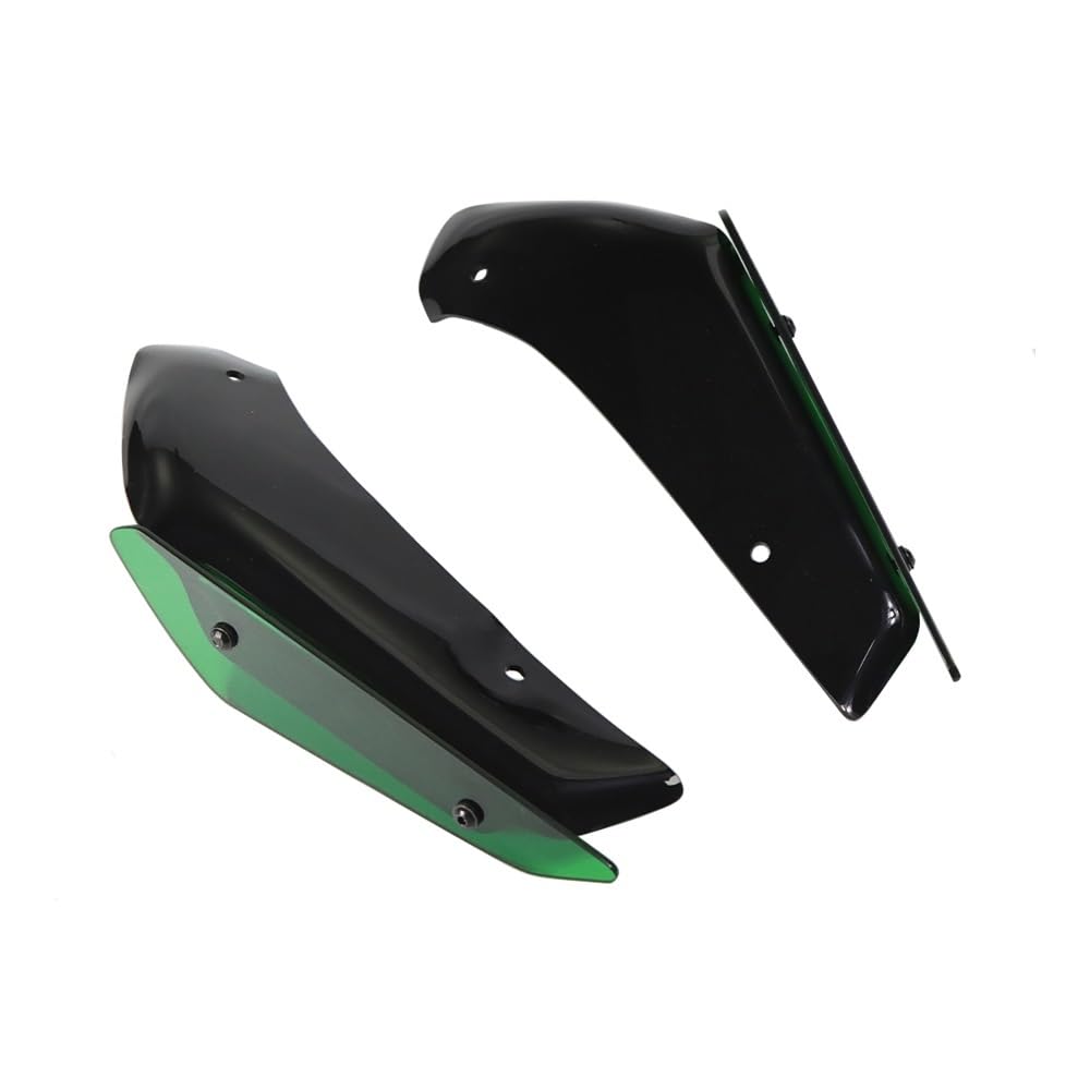 DUSHUO Spoiler Flügel Für R1 2020-2024 Verkleidung Motorrad Aerodynamische Flügel Kit Feste Winglet Verkleidung Flügel(Green) von DUSHUO