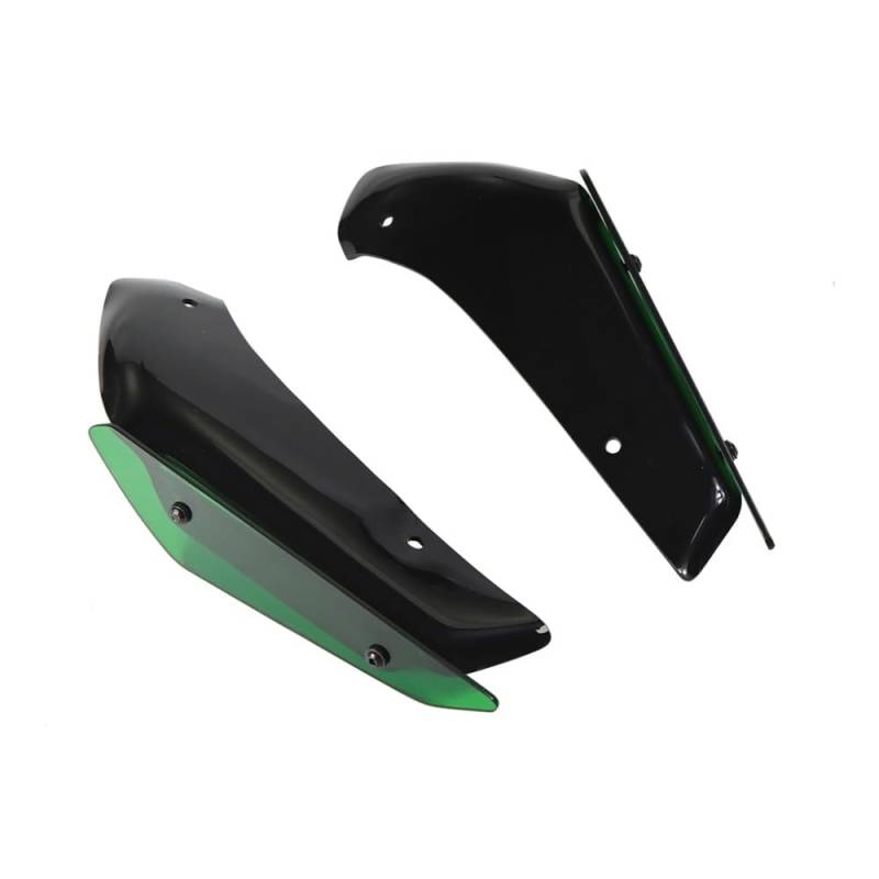 DUSHUO Spoiler Flügel Für R1 2020-2024 Verkleidung Motorrad Aerodynamische Flügel Kit Feste Winglet Verkleidung Flügel(Green) von DUSHUO