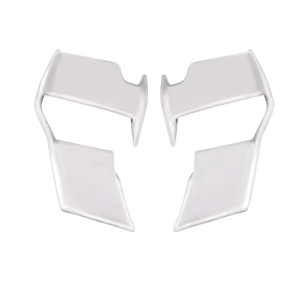 DUSHUO Spoiler Flügel Für S1000R Für S1000R Für S1000 R 2021-2023 Motorräder Aerodynamische Flügel Kit Spoiler Zubehör Winglet(White) von DUSHUO