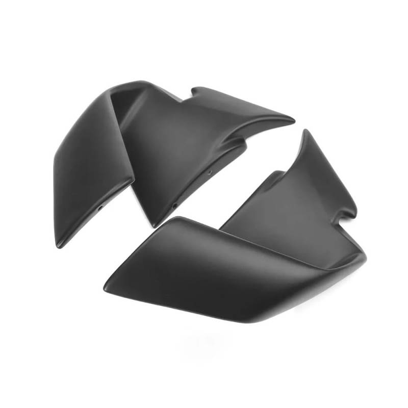 DUSHUO Spoiler Flügel Für S1000RR Für M1000RR Für S 1000 RR 2020-2022 Frontspoiler Feste Wind Winglet Flügel Verkleidung Aerodynamische Motorrad(Matte Black Color) von DUSHUO