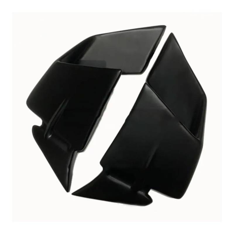 DUSHUO Spoiler Flügel Für S1000RR Für MS1000RR 2019 2020 2021 2022 2023 Motorrad Spiegel Winglets Aerodynamische Seite Flügel Spoiler Verkleidung(Black) von DUSHUO