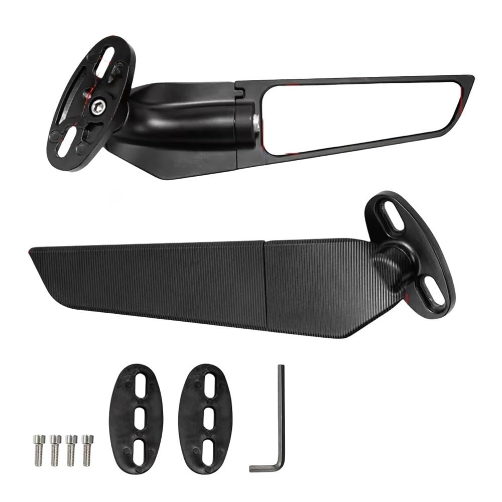 DUSHUO Spoiler Flügel Für S1000RR Für MS1000RR 2019 2020 2021 2022 2023 Motorrad Spiegel Winglets Aerodynamische Seite Flügel Spoiler Verkleidung(Color 2021-2022) von DUSHUO