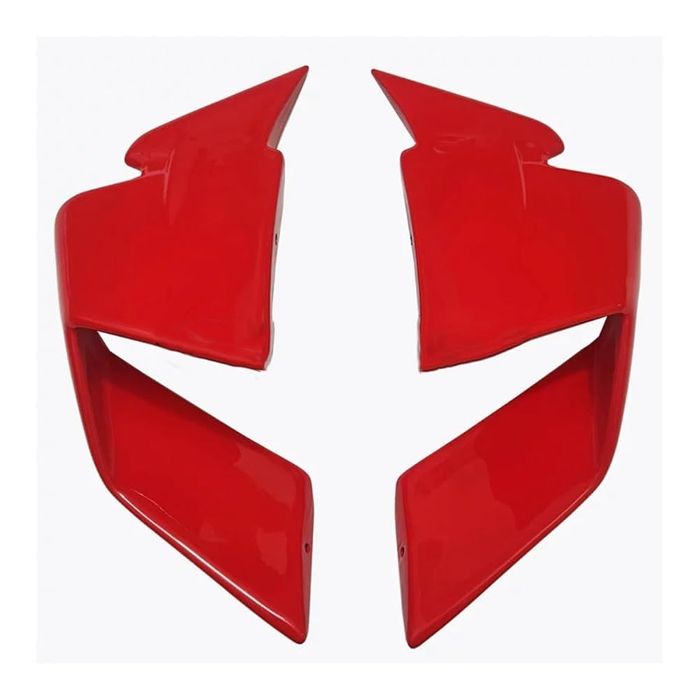 DUSHUO Spoiler Flügel Für S1000RR Für MS1000RR 2019 2020 2021 2022 2023 Motorrad Spiegel Winglets Aerodynamische Seite Flügel Spoiler Verkleidung(Red) von DUSHUO