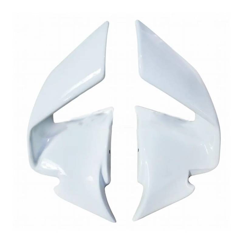 DUSHUO Spoiler Flügel Für S1000RR Für MS1000RR 2019 2020 2021 2022 2023 Motorrad Spiegel Winglets Aerodynamische Seite Flügel Spoiler Verkleidung(White) von DUSHUO