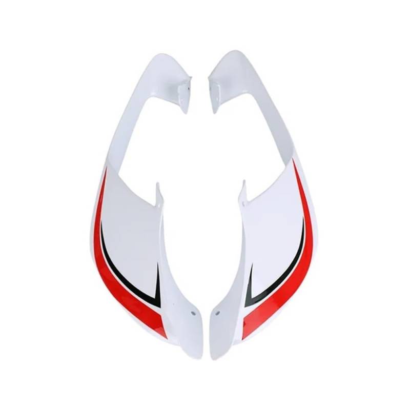 DUSHUO Spoiler Flügel Für YZF Für R1 Für R1M 2017-2023 Motorrad Aerodynamische Flügel Kit Seite Winglets Feste Flügel Spoiler(White) von DUSHUO
