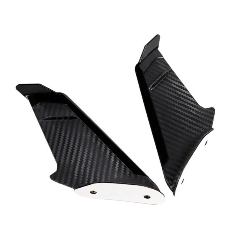 DUSHUO Spoiler Flügel Für YZF Für R1 Für R3 Für R6 Für R7 Für R15 Für R25 Für R3 Für S1000RR Für HP4 Motorrad Winglet Aerodynamischer Flügelspoiler(Black) von DUSHUO