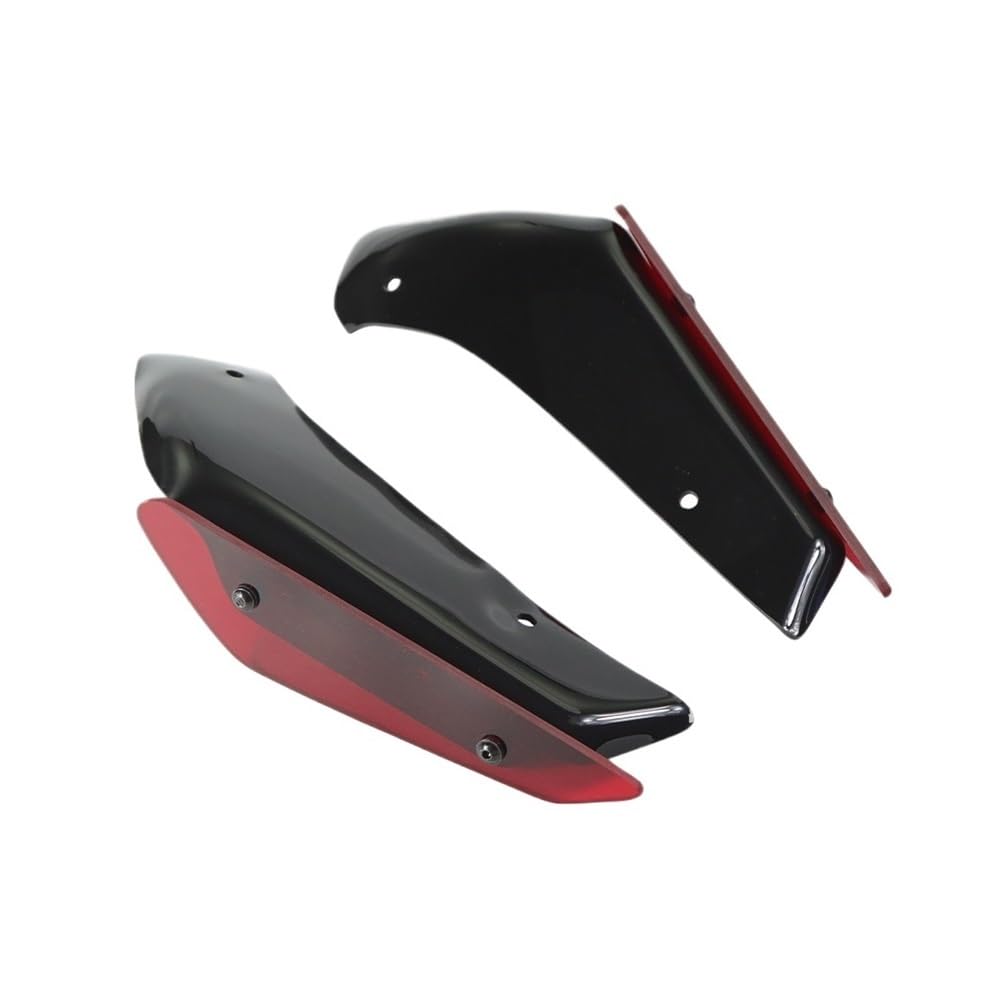 DUSHUO Spoiler Flügel Für YZF-R1 Für YZF Für R1 2020-2024 Motorrad Verkleidung Teile Aerodynamische Flügel Kit Feste Winglet Verkleidung Flügel(Red) von DUSHUO